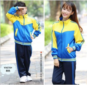 學(xué)生校服春秋款 Y系黃色 新假日校服定做